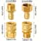 Pressure Washer Adapter Set Quick Connect Brass Fittings 2