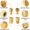 Pressure Washer Adapter Set Quick Connect Brass Fittings 3