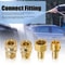 Pressure Washer Adapter Set Quick Connect Brass Fittings 5