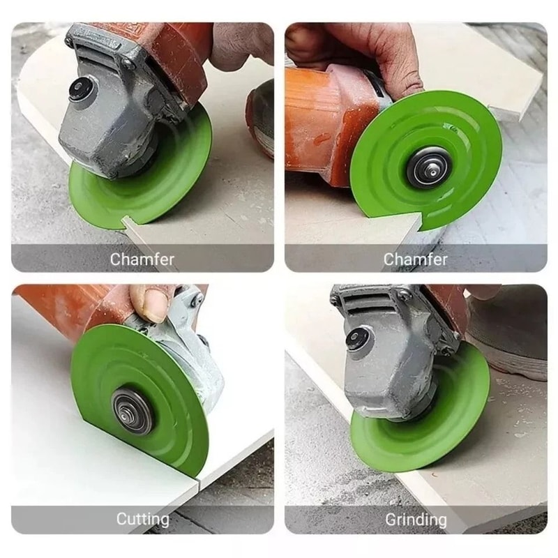 Diamond Grinding Disc Set Tile Cutting Blade For Marble Granite Glass 4