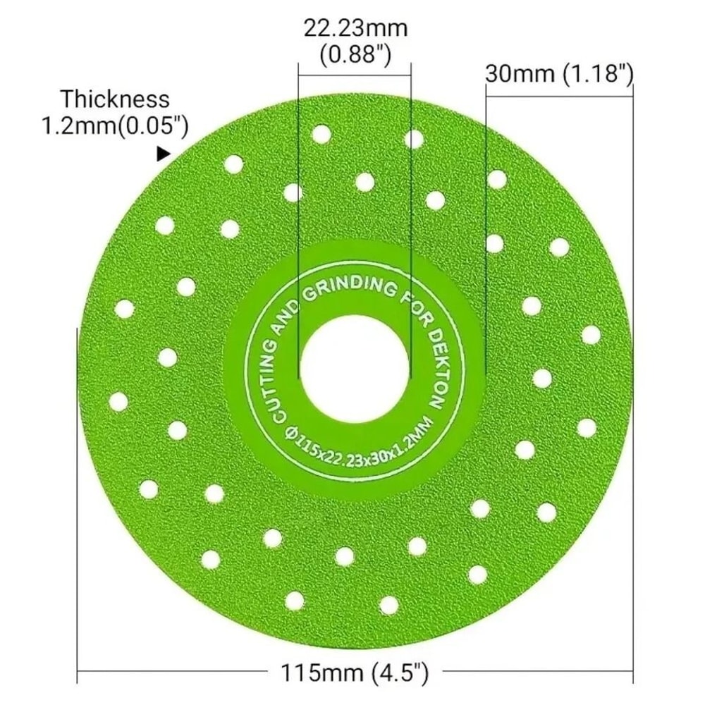 Diamond Grinding Disc Set Tile Cutting Blade For Marble Granite Glass 6