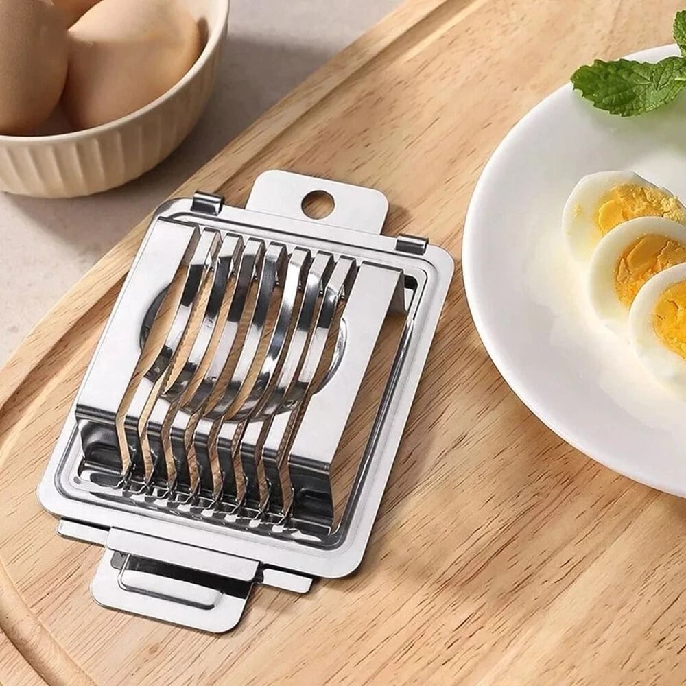 Stainless Steel Egg Slicer For Hard Boiled Eggs Mushrooms And Tomatoes 3