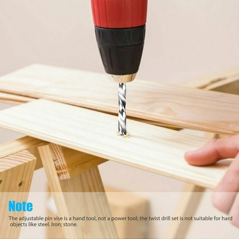 Pin Vise Hand Drill Set With Micro Drill Bits For Resin Jewelry Crafts And Model Making 4