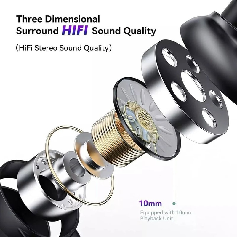 Bluetooth Earbuds With Noise Cancelling Long Battery Life And Waterproof Wireless Fit 1