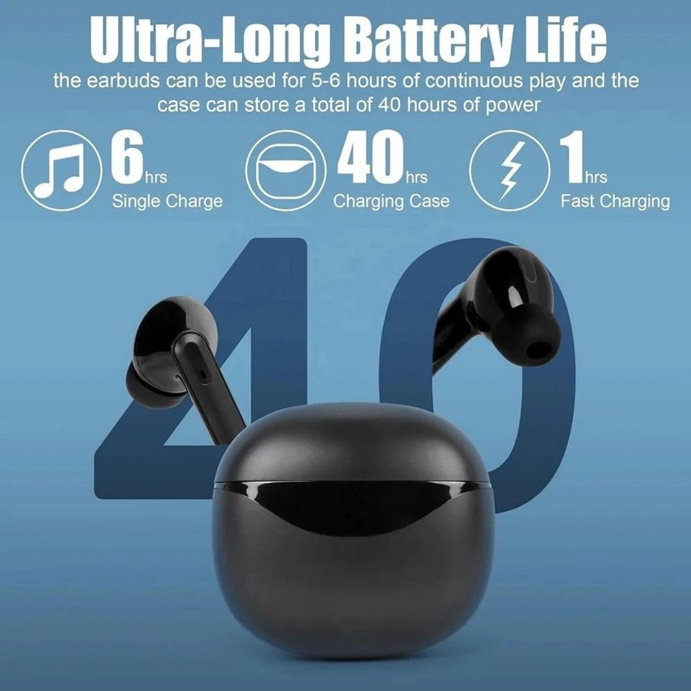 Bluetooth Earbuds With Noise Cancelling Long Battery Life And Waterproof Wireless Fit 3