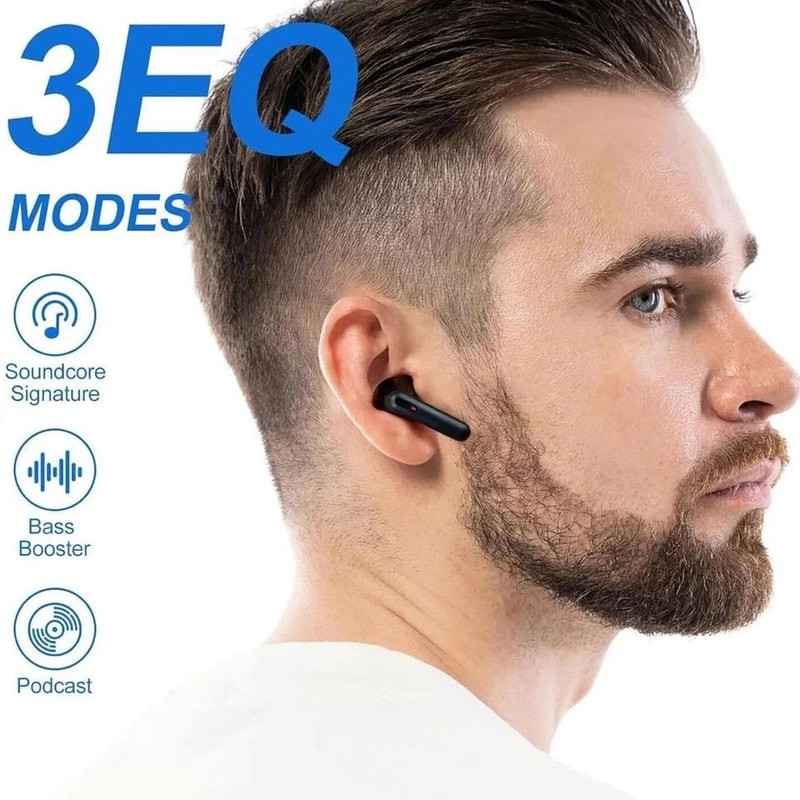 Bluetooth Earbuds With Noise Cancelling Long Battery Life And Waterproof Wireless Fit 5