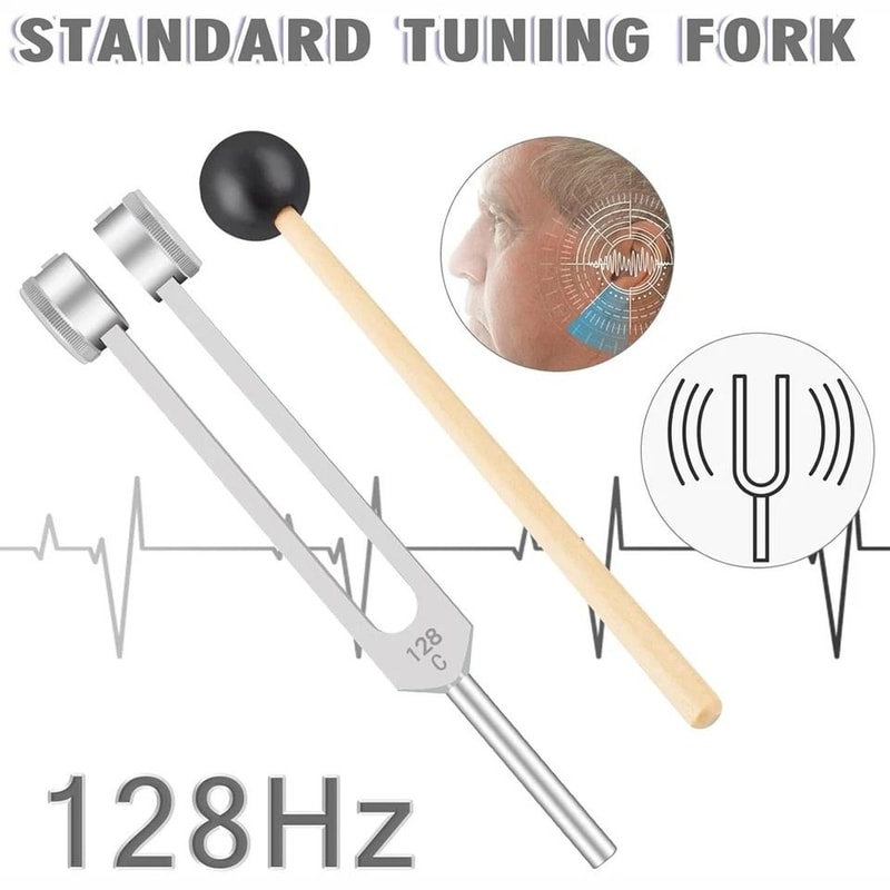 Tuning Fork With Silicone Hammer For Sound Therapy Meditation And Energy Work 1