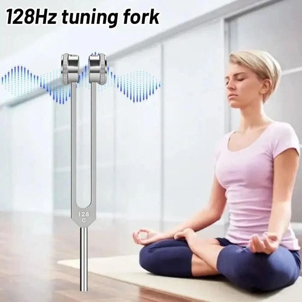 Tuning Fork With Silicone Hammer For Sound Therapy Meditation And Energy Work 3