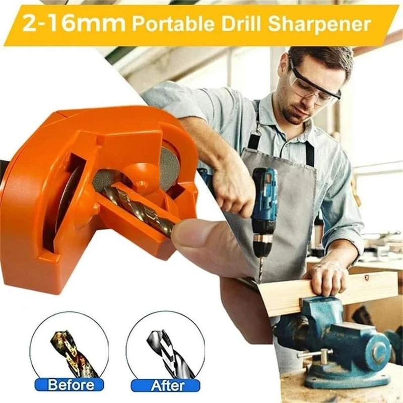 Drill Bit Sharpener Tool For Knives Scissors And Bits 2