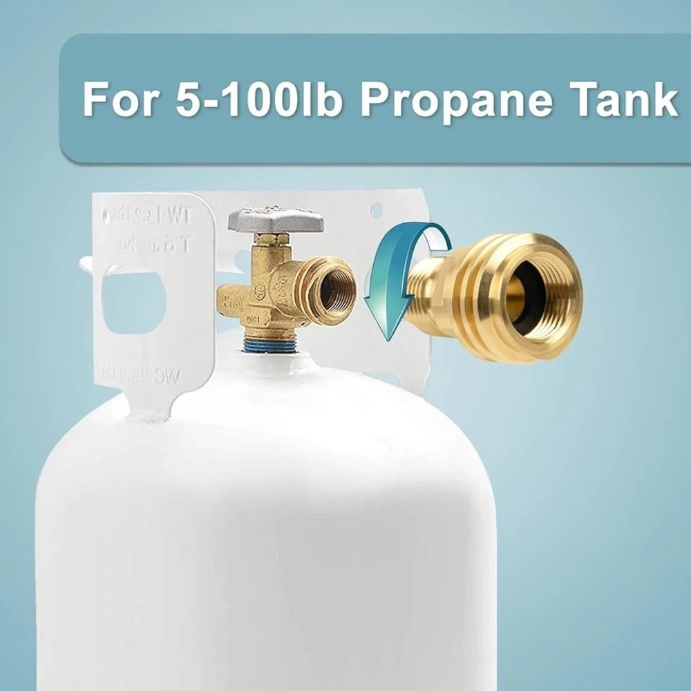 Propane Adapter For Propane Tank Adapter Use Solid Brass Type Fitting 4