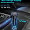 Car Cigarette Lighter Splitter With USB C Fast Charging And LED Voltmeter 3