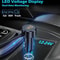 Car Cigarette Lighter Splitter With USB C Fast Charging And LED Voltmeter 3