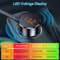 Car Cigarette Lighter Splitter With USB C Fast Charging And LED Voltmeter 4