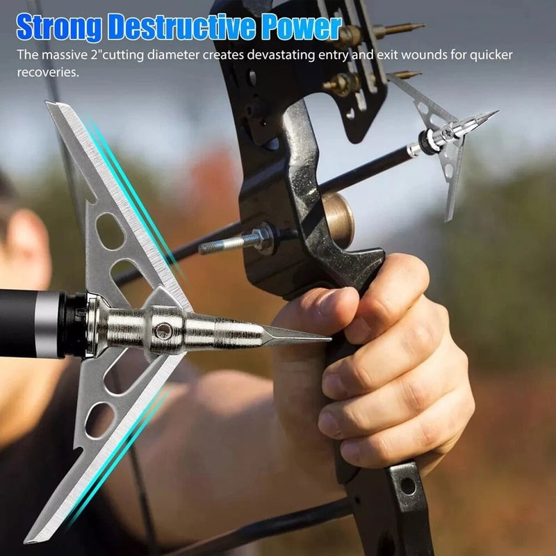 Grain Expandable Archery Broadheads 3