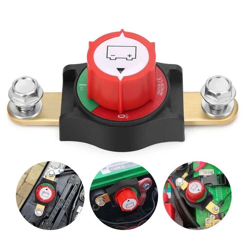 Side Post Battery Disconnect Switch Heavy Duty Battery Cut Off For Car RV Boat 1