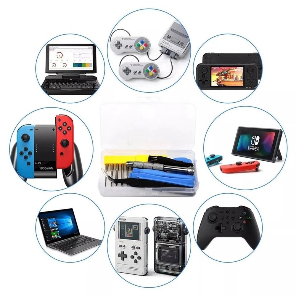 PS Controller Repair Kit And PS Screwdriver Set For Xbox One Console Opening Tools 6