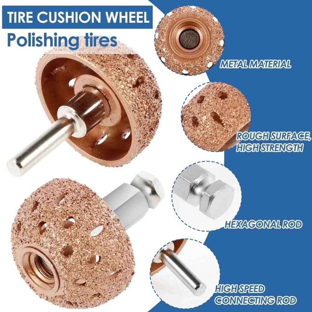 Tire Repair Kit With Tire Patch Roller And Liner Scraper For Car Truck 2