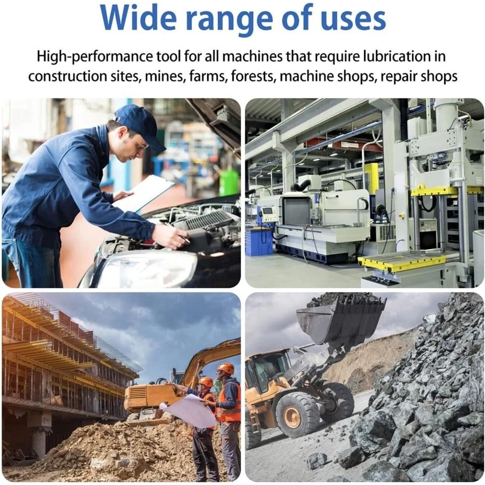 High Pressure Grease Gun Coupler Quick Release Locking Nozzles 1