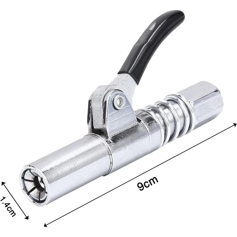 High Pressure Grease Gun Coupler Quick Release Locking Nozzles 3