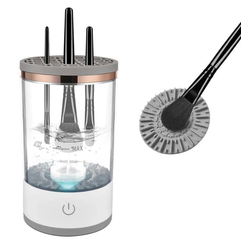 Electric Makeup Brush Cleaner Machine With Fast Drying For Travel And Daily Use 0