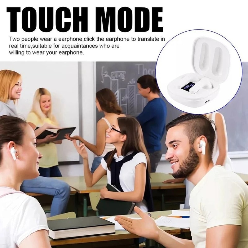 Translator Earbuds Languages Real Time Online OffLine Translation Earphones 5