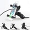 Motorcycle Phone Mount With USB Charger Waterproof GPS Holder For Bikes 5