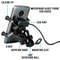 Motorcycle Phone Mount With USB Charger Waterproof GPS Holder For Bikes 6