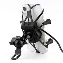 motorcycle phone mount with usb charger waterproof gps holder for bikes