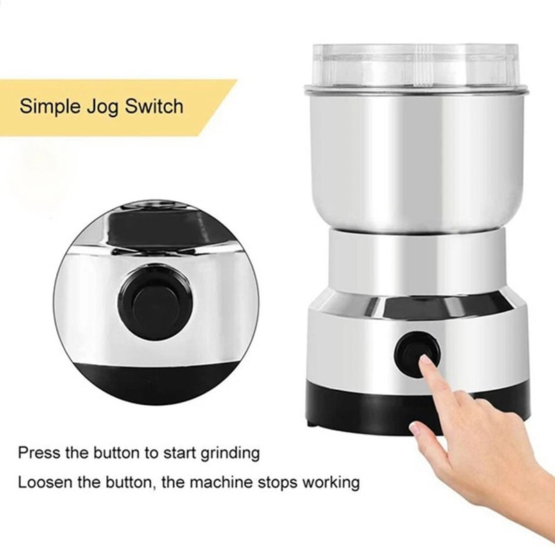 Portable Electric Coffee Bean Grinder For Spices Nuts And Herbs 4
