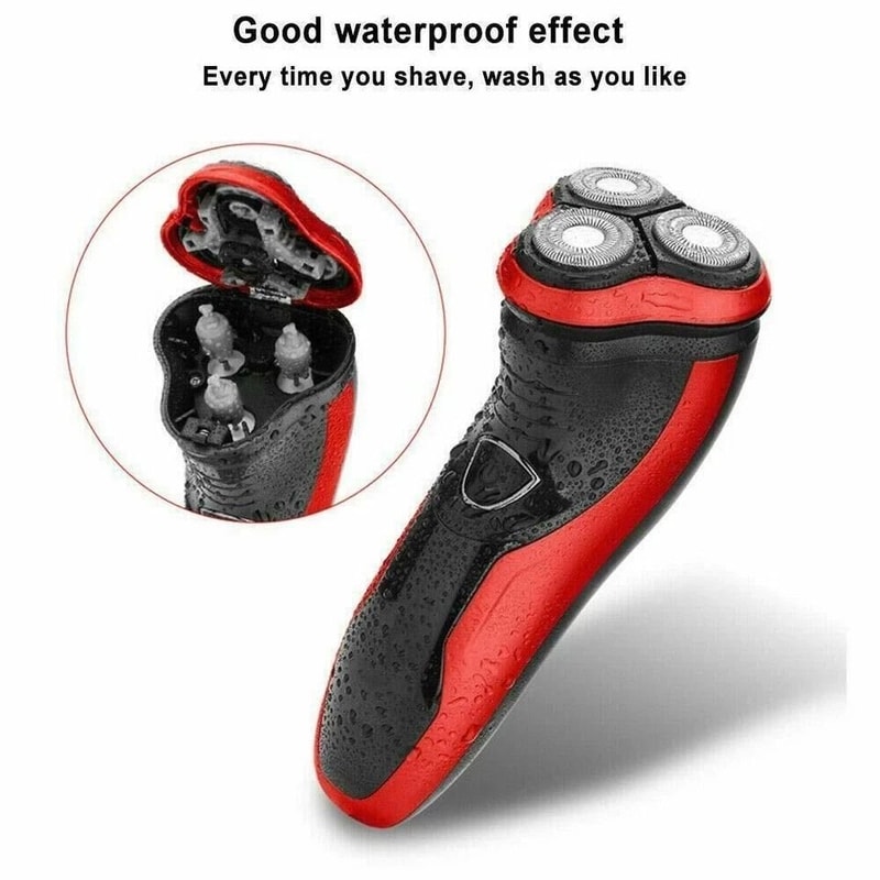 Cordless Rotary Electric Shaver For Men Wet Dry Waterproof Razor With Pop Up Trimmer 7