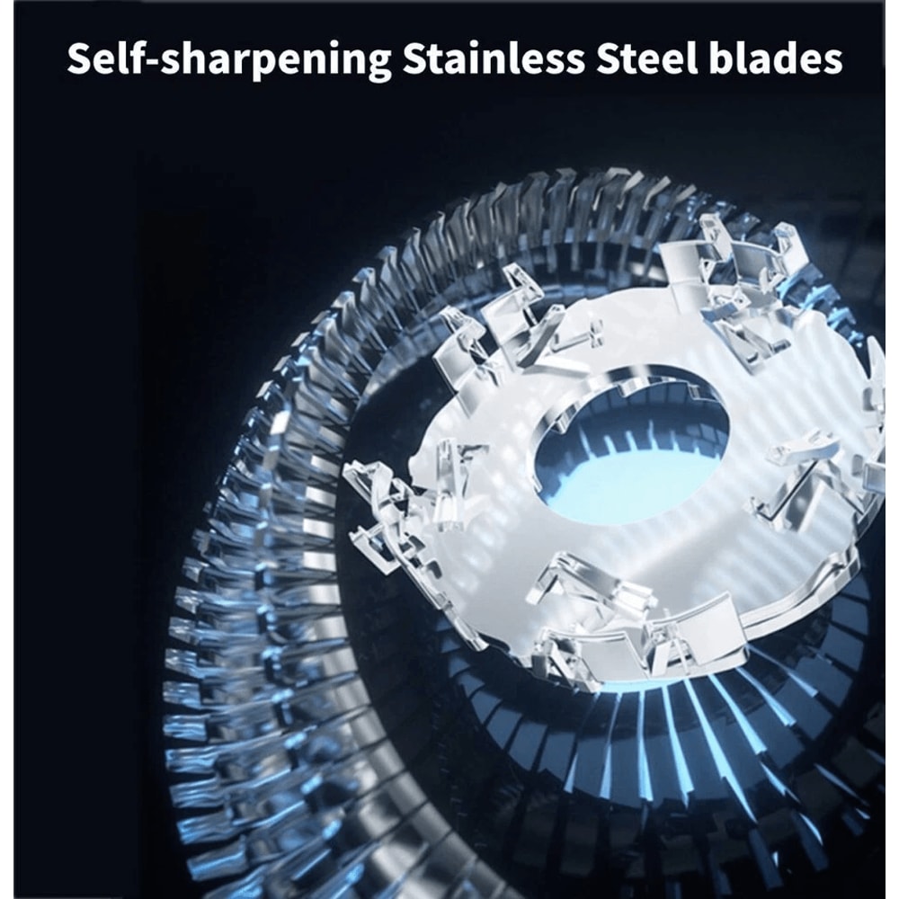 Cordless Rotary Electric Shaver For Men Wet Dry Waterproof Razor With Pop Up Trimmer 8