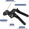 Heavy Duty Metal Zip Tie Gun Kit With Stainless Steel Zip Ties For Outdoor Fastening 9