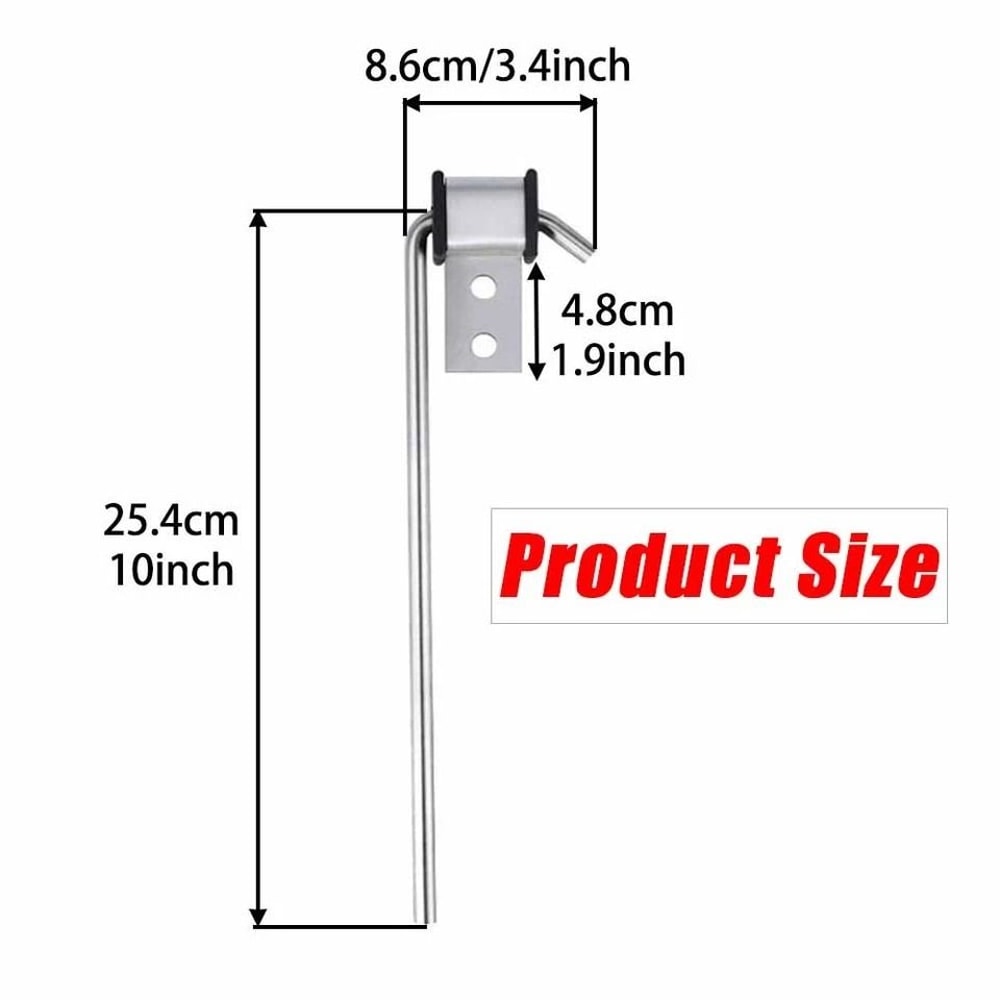 Heavy Duty Universal Exhaust Hanger Rods Weld On Muffler Brackets 0