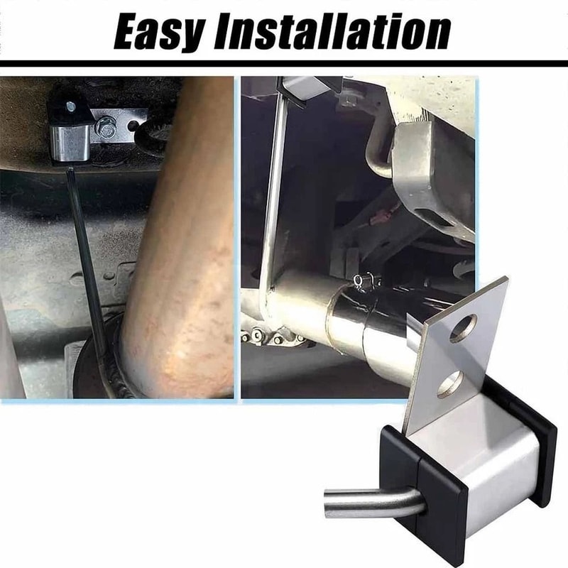 Heavy Duty Universal Exhaust Hanger Rods Weld On Muffler Brackets 4