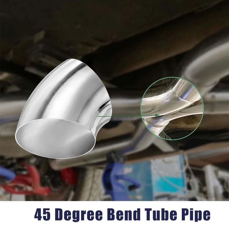 Degree Exhaust Elbow Stainless Steel Universal Pipe Fitting 2