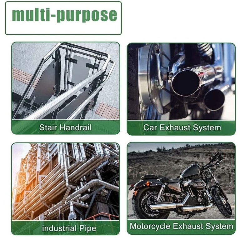 Degree Exhaust Elbow Stainless Steel Universal Pipe Fitting 7