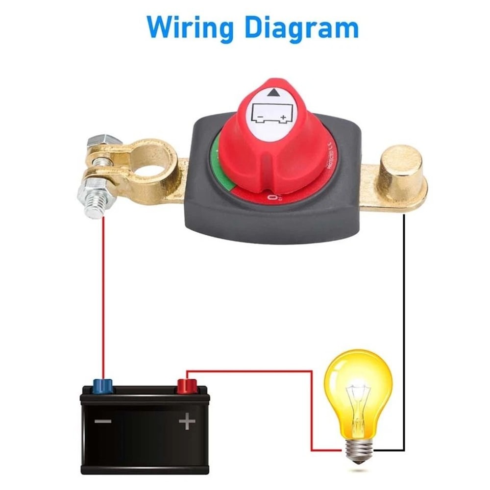 Top Post Battery Disconnect Switch Marine Battery Cut Off Switch 2