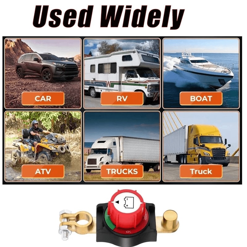 Top Post Battery Disconnect Switch Marine Battery Cut Off Switch 5