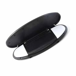 mini cooper driver side sun visor vanity mirror cover black