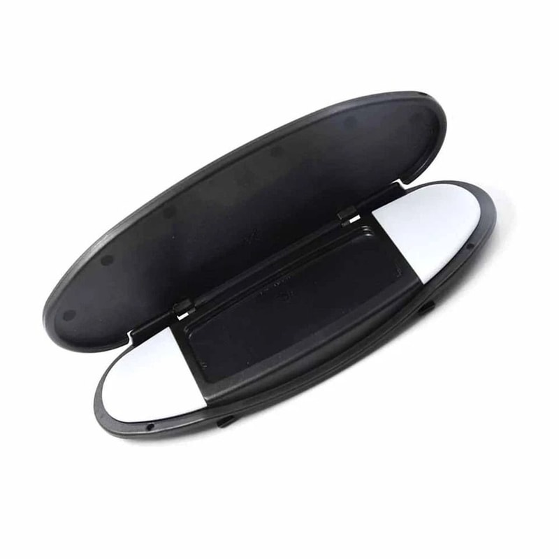 Mini Cooper Driver Side Sun Visor Vanity Mirror Cover Black 0