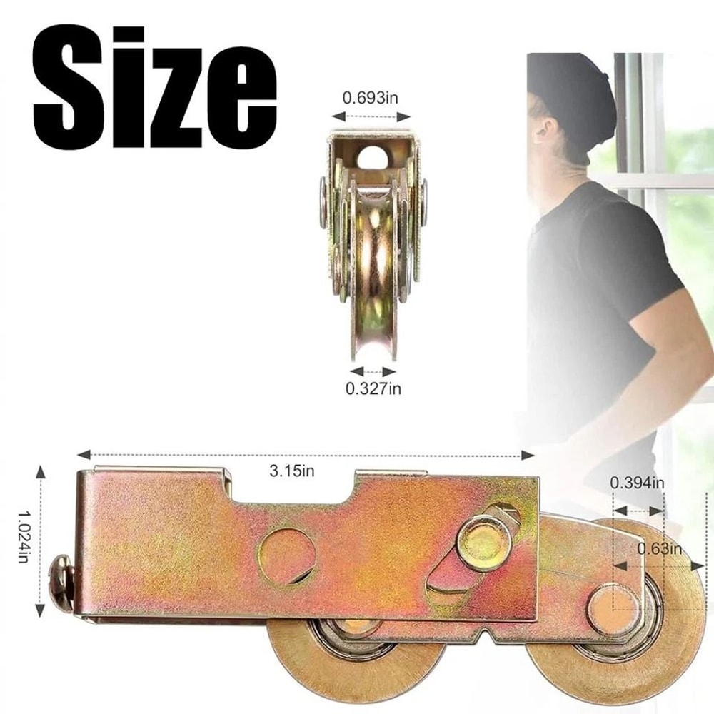 Sliding Door Roller Assembly Patio Door Tandem Roller Replacement 5