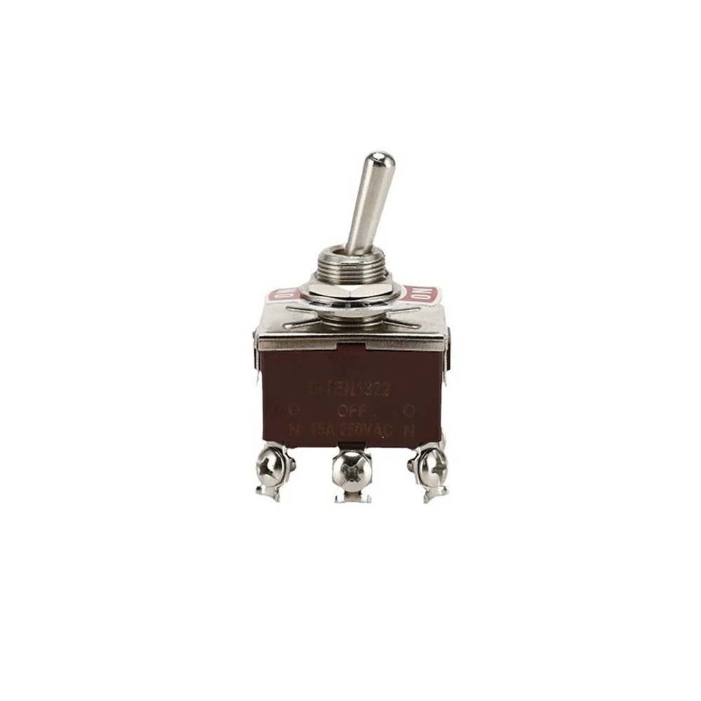 Heavy Duty DPDT Toggle Switch Pin ON OFF ON Screw Terminal Panel Mount 0