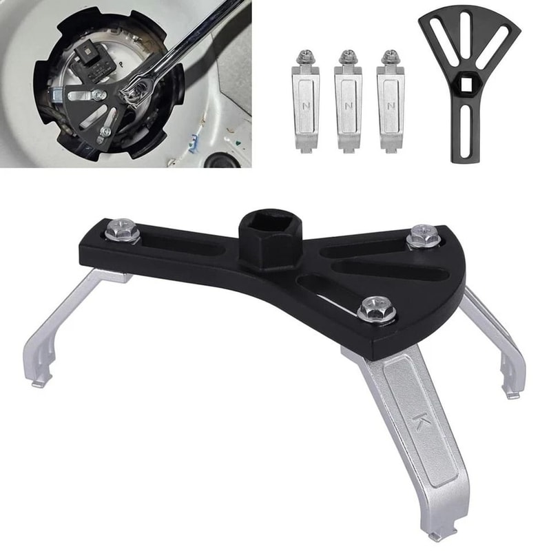 Universal Fuel Pump Lock Ring Tool Adjustable Fuel Tank Removal Wrench For Drive 1