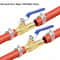 Heater Hose Shut Off Valve Kit Brass Hose Barb Ball Valve Set With Clamps 4