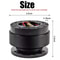 Universal Steering Wheel Quick Release Hub Adapter Hole Snap Off Boss Kit Black 4