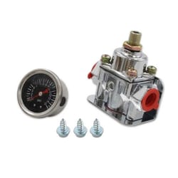 adjustable fuel pressure regulator kit with gauge psi for carbureted engines