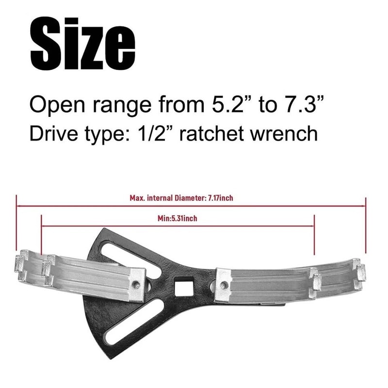 Universal Fuel Pump Removal Tool Adjustable Fuel Tank Lock Ring Wrench 3