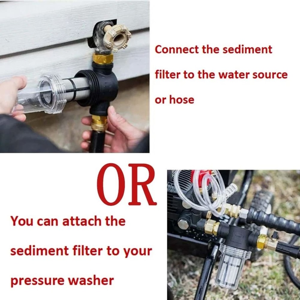 High Pressure Hose Inlet Filter For Pressure Washer Washing Machine Sediment Protector 17