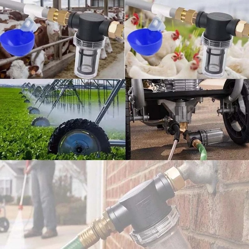 High Pressure Hose Inlet Filter For Pressure Washer Washing Machine Sediment Protector 16