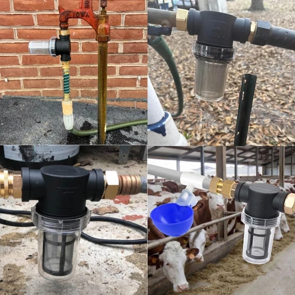 Garden Hose Inlet Filter For Pressure Washer Washing Machine Inline Sediment Water Filter 1